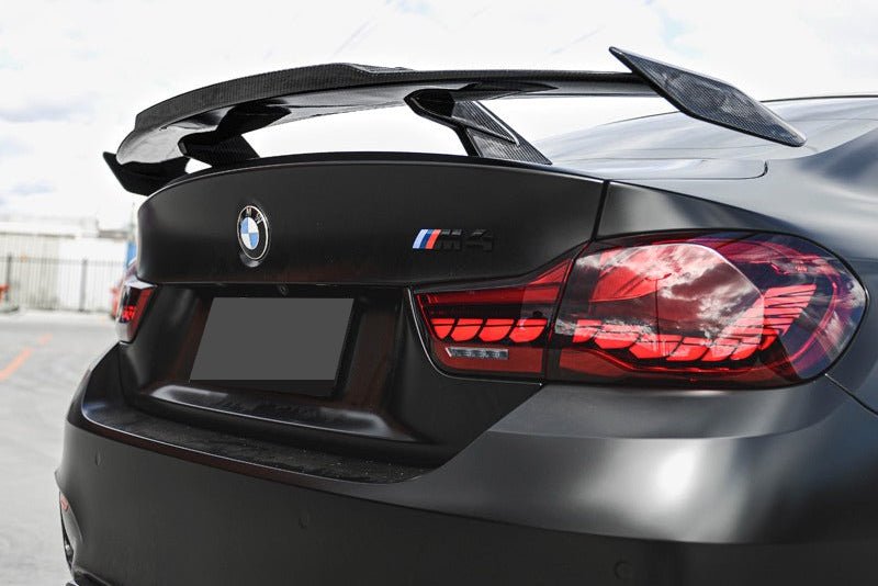 BMW G80 M3 G82 G83 M4 Performance Style Carbon Fiber Trunk Rear Spoiler Wing - JL Motoring