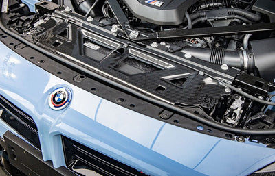 BMW G87 M2 Carbon Fiber Cooling Panel detail - JL Motoring