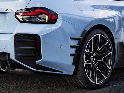 BMW G87 M2 Carbon Fiber Rear Bumper Covers - JL Motoring