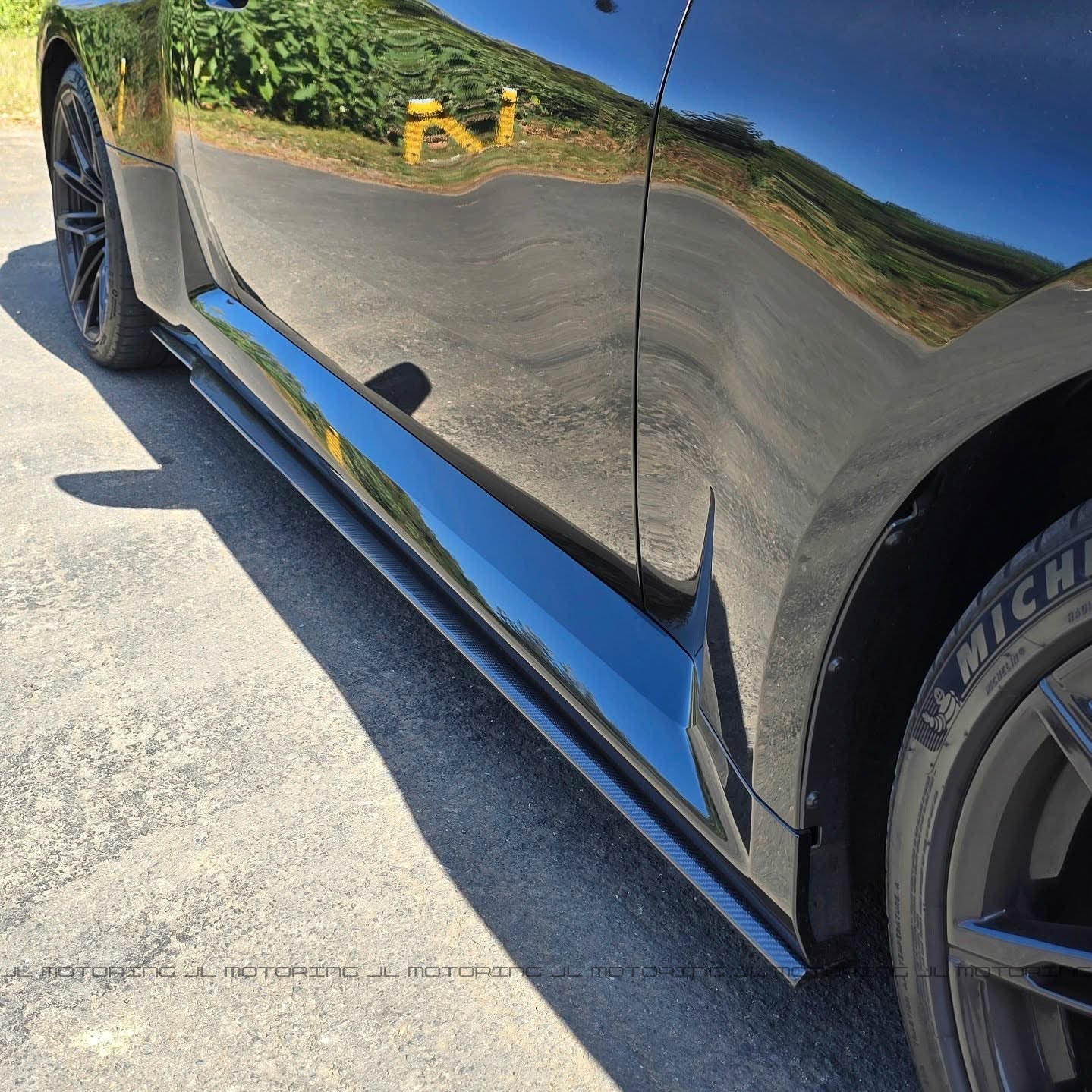 BMW G87 M2 Carbon Fiber Side Skirts - JL Motoring