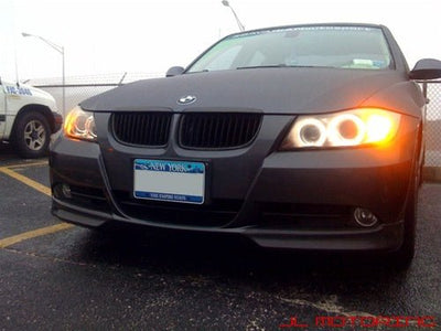 BMW Matte Black Front Grilles - E90 E91 3 Series - JL Motoring