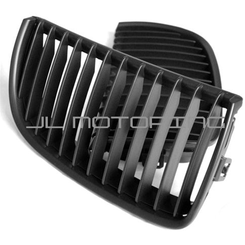 BMW Matte Black Front Grilles - E90 E91 3 Series - JL Motoring