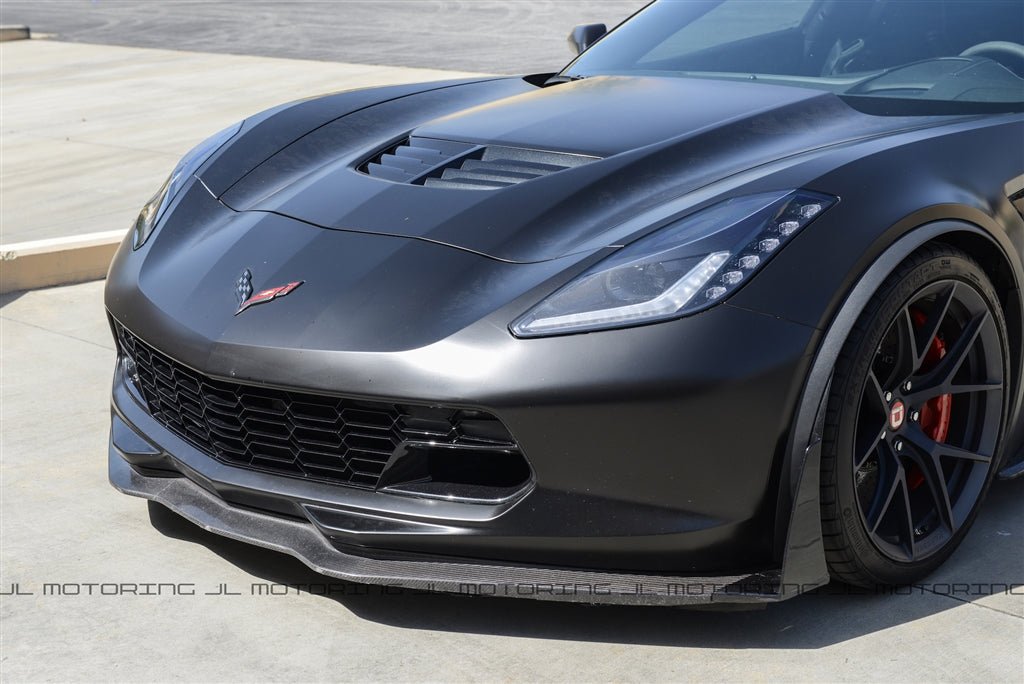 Chevrolet C7 Corvette Stage 1 Carbon Fiber Front Lip - JL Motoring