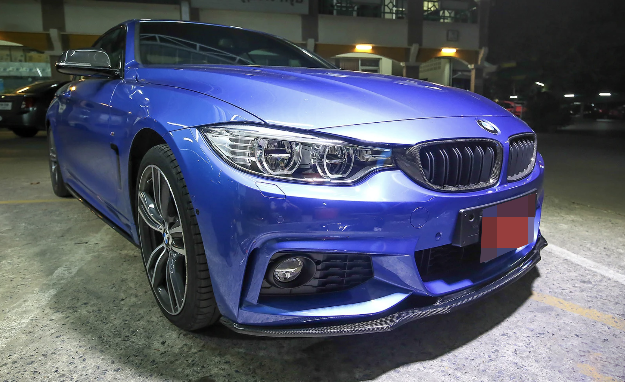 BMW F32 4 Series M Sport GT Carbon Fiber Front Lip - JL Motoring