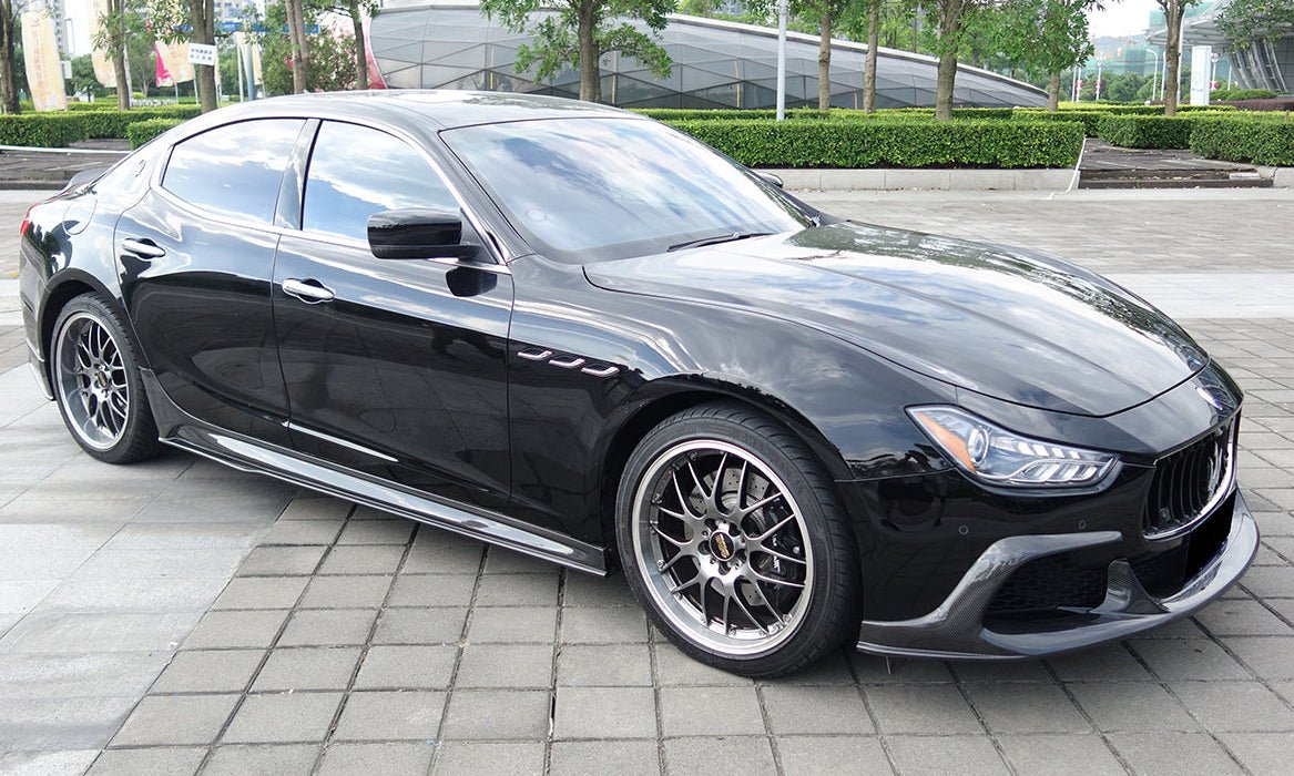 Maserati Ghibli Carbon Fiber Front Lip - JL Motoring