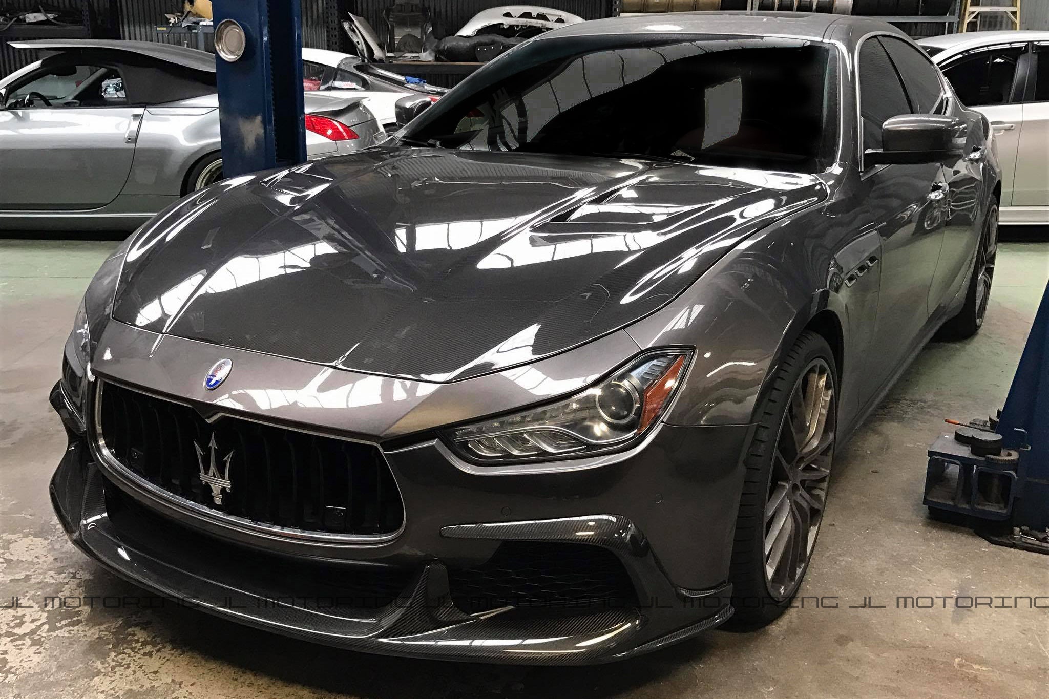 Maserati Ghibli Carbon Fiber Front Lip - JL Motoring