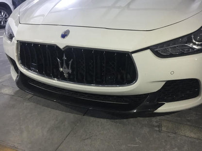 Maserati Ghibli Carbon Fiber Front Splitter - JL Motoring
