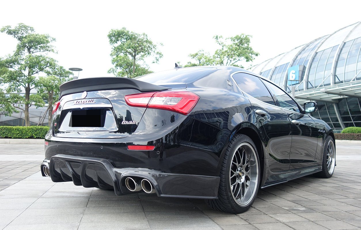 Maserati Ghibli Carbon Fiber Side Skirts - JL Motoring