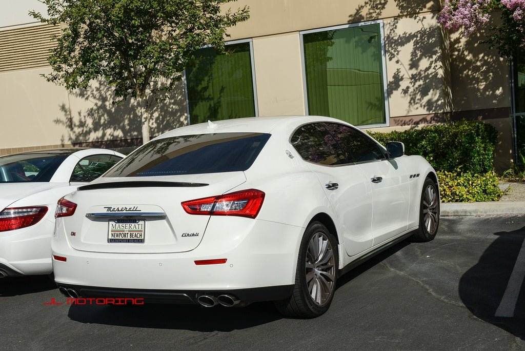 Maserati Ghibli V1 Carbon Fiber Trunk Spoiler - JL Motoring