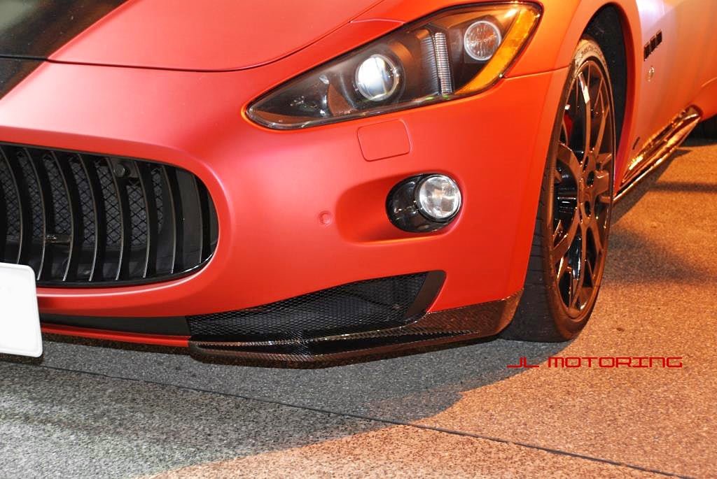 Maserati GranTurismo Carbon Fiber Front Splitters - JL Motoring