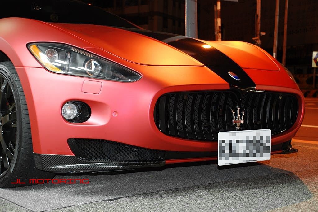 Maserati GranTurismo Carbon Fiber Front Splitters - JL Motoring