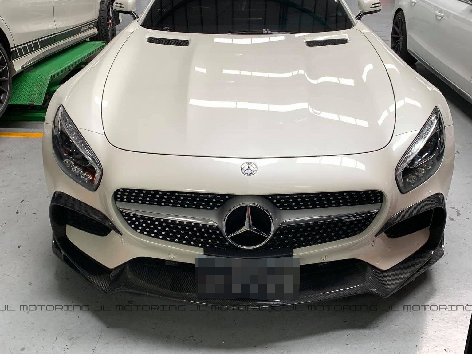Mercedes AMG GT GTS C190 Carbon Fiber Front Lip - JL Motoring