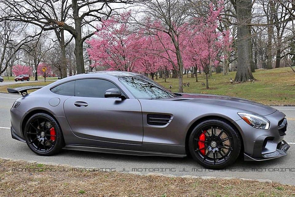 Mercedes AMG GT GTS C190 Carbon Fiber Side Skirts - JL Motoring