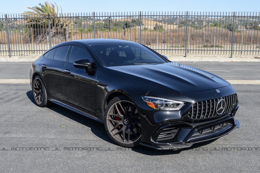Mercedes AMG GT GTS X290 Carbon Fiber Front Lip - JL Motoring