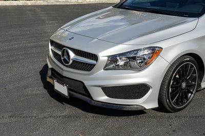 Mercedes Benz C117 CLA Class Carbon Fiber Front Lip - JL Motoring