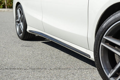 Mercedes Benz C117 CLA Class Carbon Fiber Side Skirts - JL Motoring