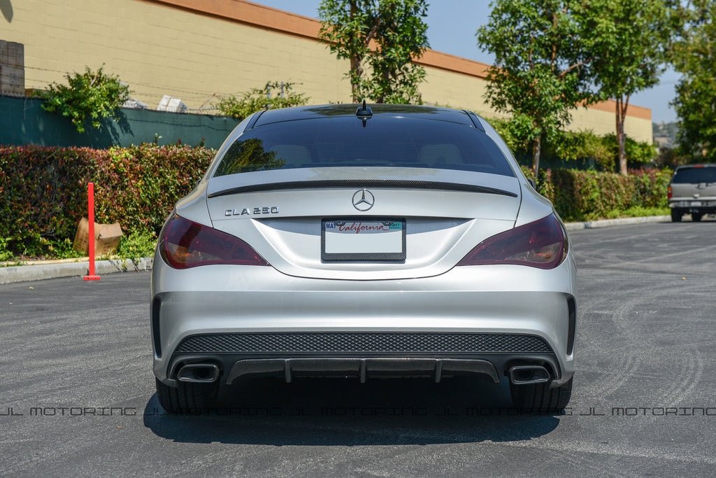 Mercedes Benz C117 CLA Class Carbon Fiber Trunk Spoiler - JL Motoring