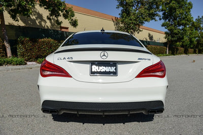 Mercedes Benz C117 CLA Class Carbon Fiber Trunk Spoiler - JL Motoring