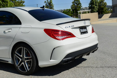 Mercedes Benz C117 CLA Class Carbon Fiber Trunk Spoiler - JL Motoring