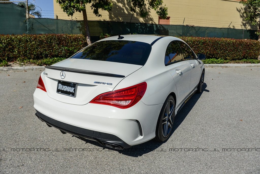 Mercedes Benz C117 CLA Class Carbon Fiber Trunk Spoiler - JL Motoring