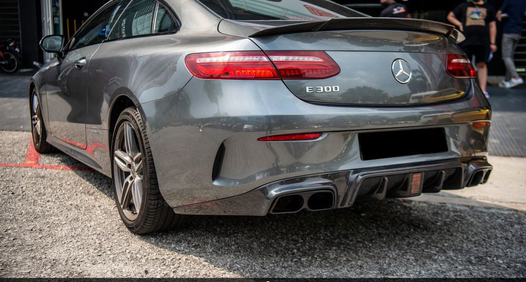 Mercedes Benz C238 E Coupe Carbon Fiber Rear Diffuser - JL Motoring