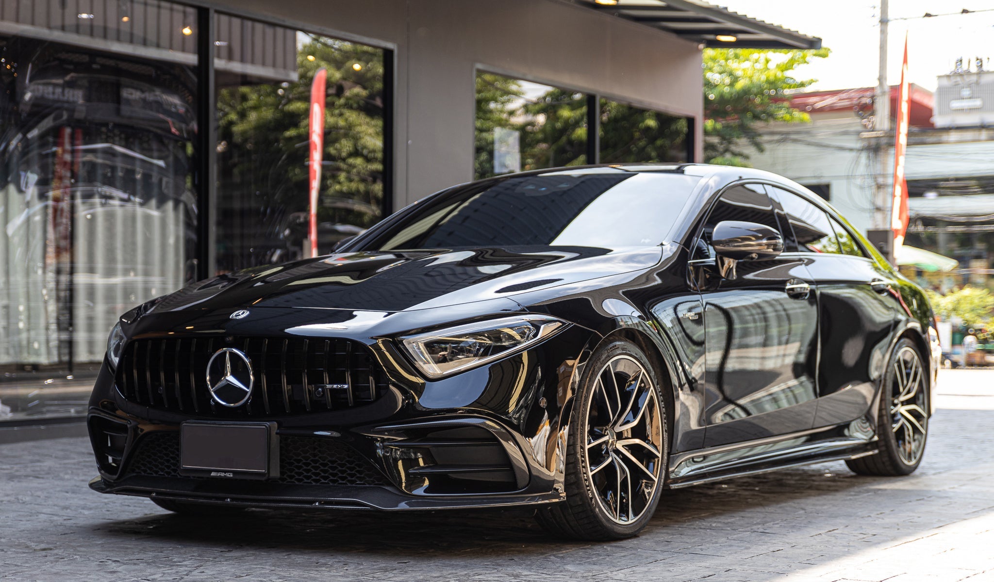 Mercedes Benz C257 CLS Carbon Fiber Front Lip - JL Motoring