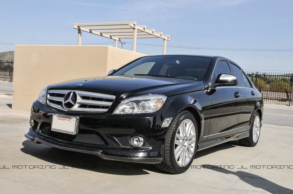 Mercedes Benz Carbon Fiber Front Lip - W204 - JL Motoring