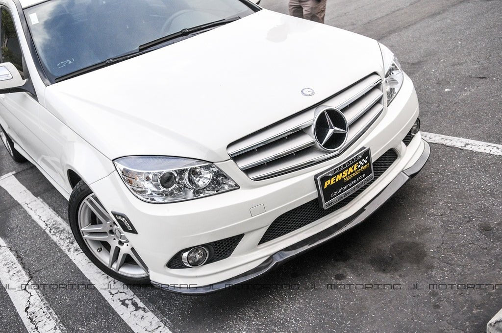 mercedes benz w204 c class carbon fiber front lip for 20122014 Ikon Motorsports The glossy carbon fiber finish not only adds a touch of sophistication but also provides protection against UV rays and environmental elements Mercedes Benz Carbon Fiber Front