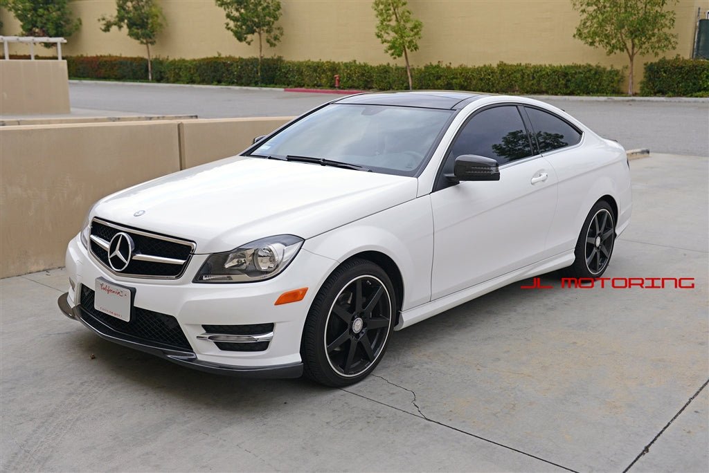 Mercedes Benz W204 C Class Carbon Fiber Front Lip - JL Motoring