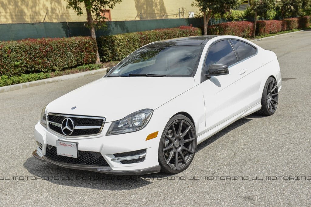 Mercedes Benz W204 C Class Carbon Fiber Front Lip - JL Motoring