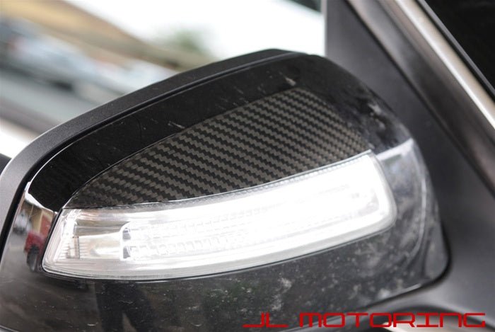 Mercedes Benz W204 C Class Carbon Fiber Mirror Covers - JL Motoring