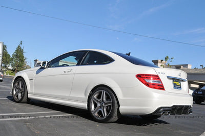 Mercedes Benz W204 C63 2012+ Big Fins Carbon Fiber Rear Diffuser - JL Motoring