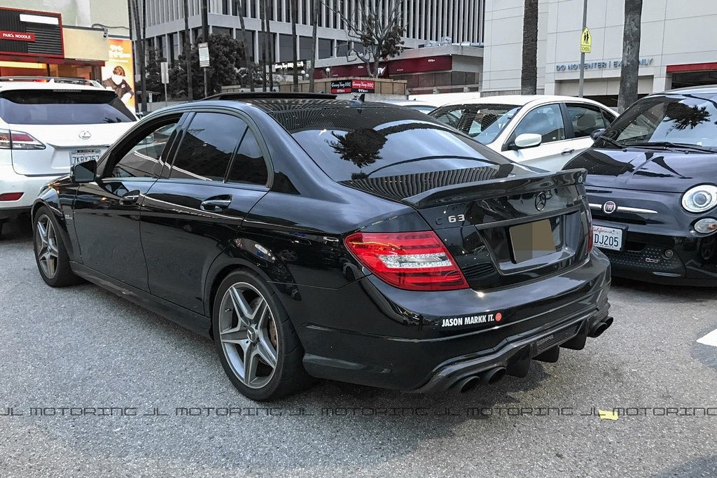 Mercedes Benz W204 C63 2012+ Carbon Fiber Rear Diffuser - JL Motoring