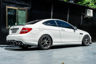Mercedes Benz W204 C63 2012+ Carbon Fiber Rear Diffuser - JL Motoring