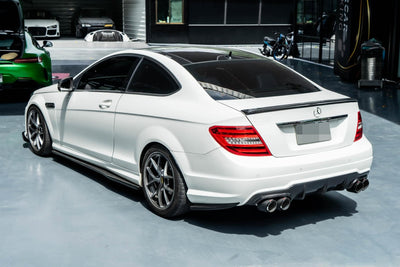 Mercedes Benz W204 C63 2012+ Carbon Fiber Rear Diffuser - JL Motoring