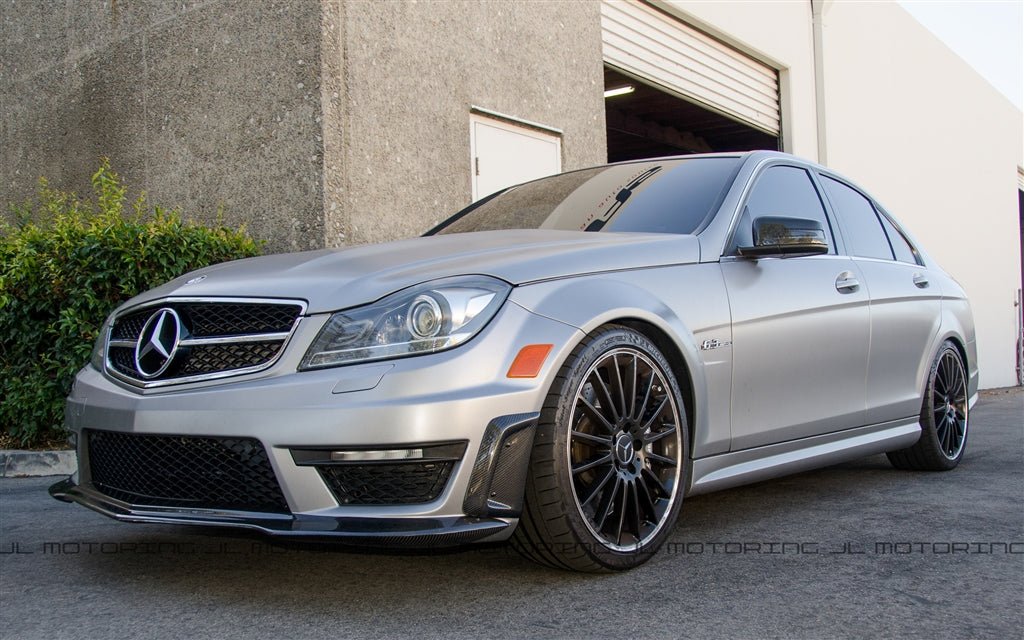 Mercedes Benz W204 C63 AMG Black Series Carbon Fiber Front Lip - JL Motoring