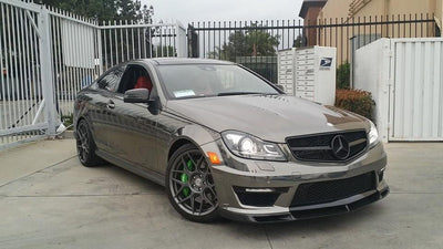 Mercedes Benz W204 C63 AMG Carbon Fiber Front Lip - JL Motoring