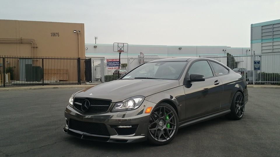 Mercedes Benz W204 C63 AMG Carbon Fiber Front Lip - JL Motoring