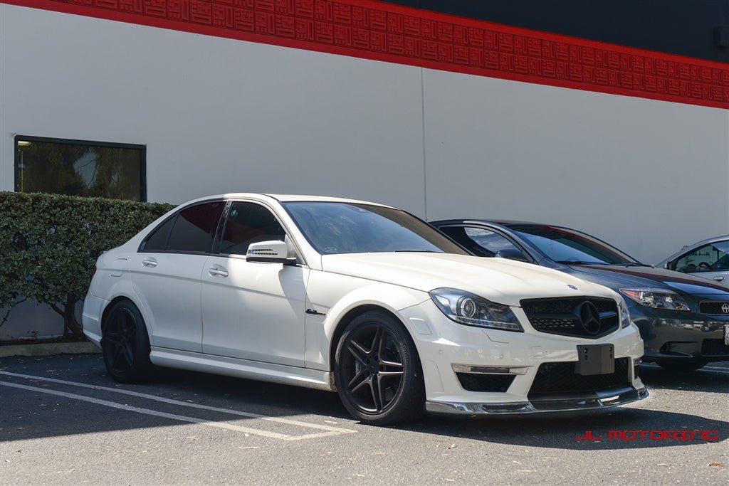 Mercedes Benz W204 C63 AMG Carbon Fiber Front Lip - JL Motoring