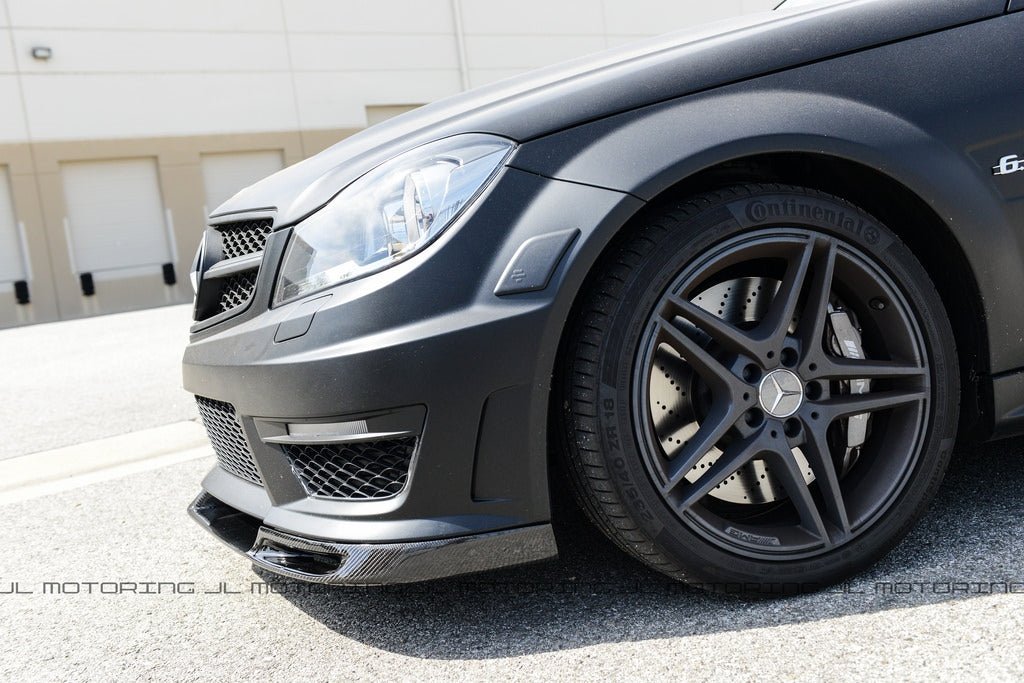 Mercedes Benz W204 C63 AMG Carbon Fiber Front Lip - JL Motoring