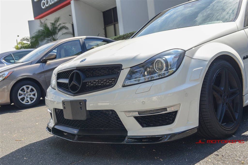 Mercedes Benz W204 C63 AMG Carbon Fiber Front Lip - JL Motoring
