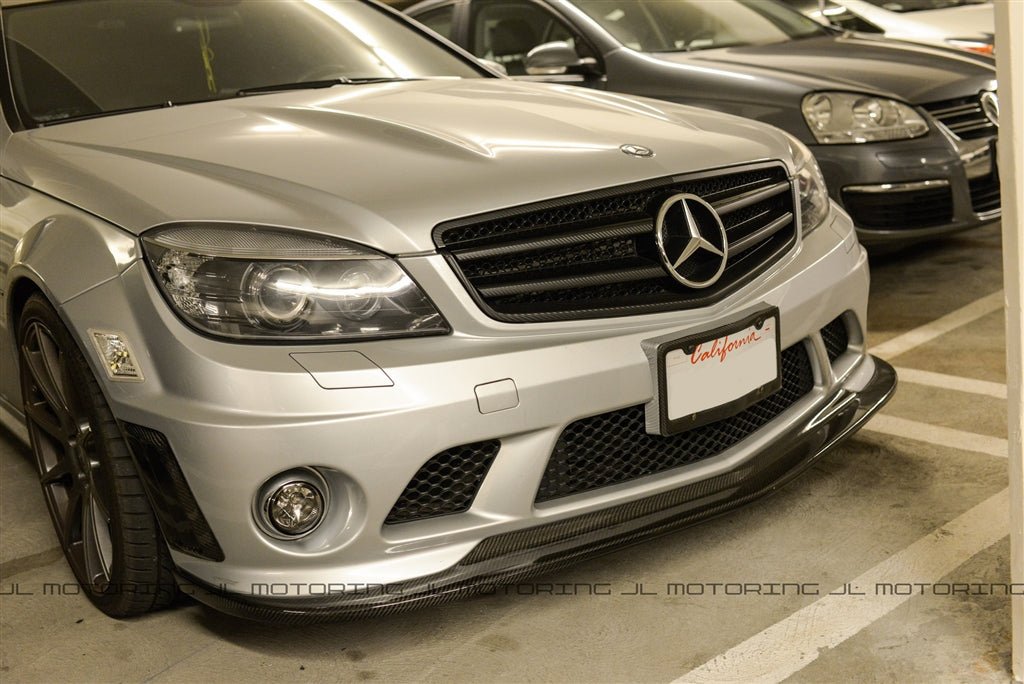 Mercedes Benz W204 C63 AMG Carbon Fiber Front Lip - JL Motoring