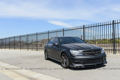 Mercedes Benz W204 C63 AMG Carbon Fiber Front Lip - JL Motoring