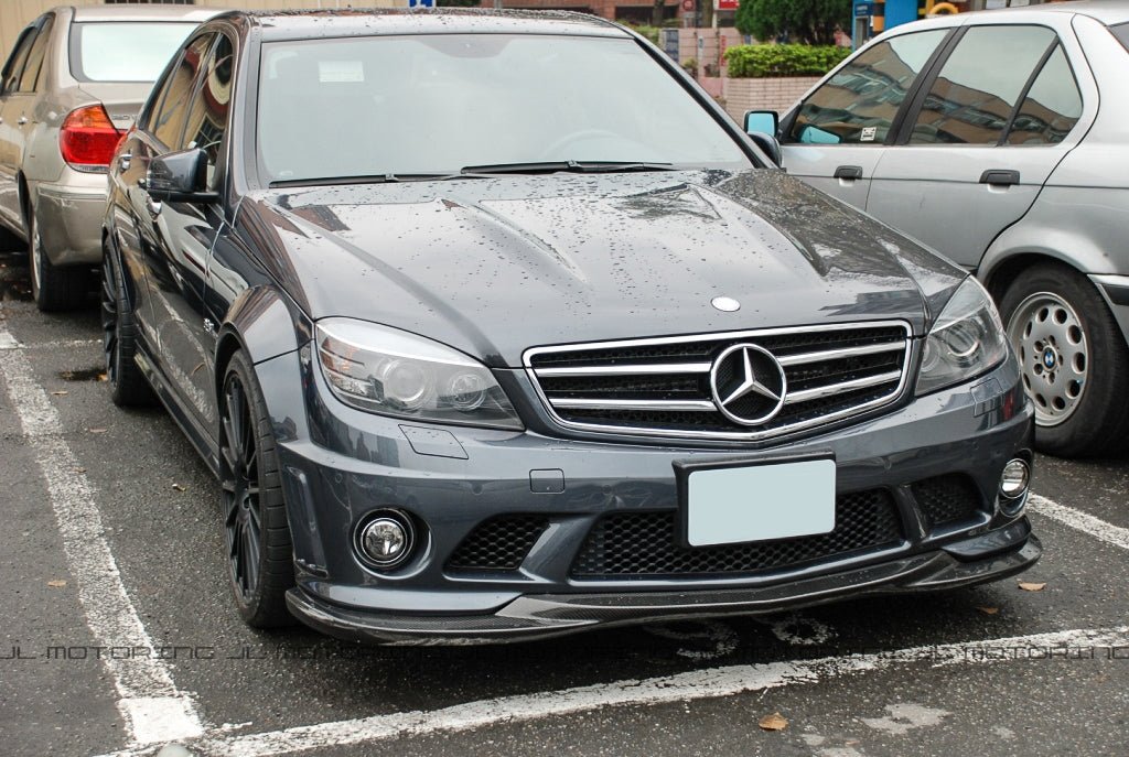 Mercedes Benz W204 C63 AMG Carbon Fiber Front Lip - JL Motoring