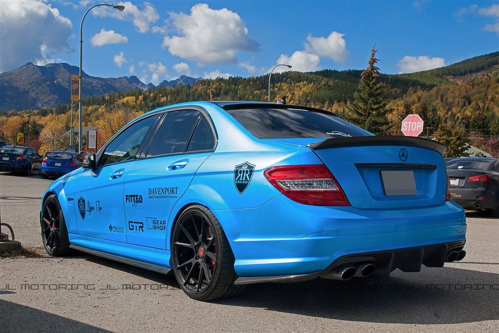 Mercedes Benz W204 C63 AMG Carbon Fiber Side Skirts - JL Motoring