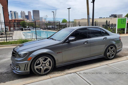 Mercedes Benz W204 C63 AMG Carbon Fiber Side Skirts - JL Motoring