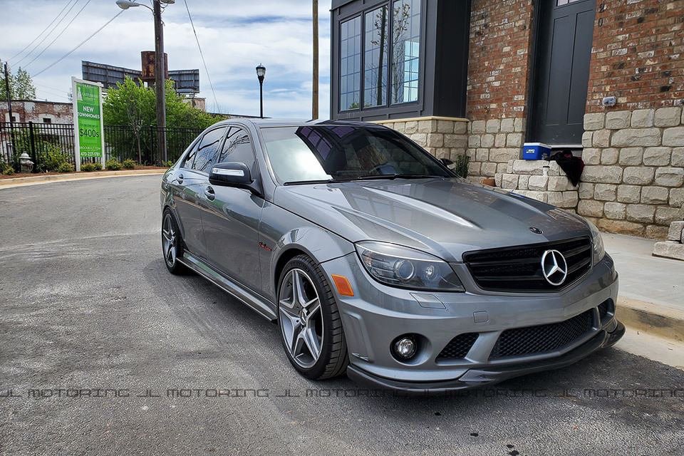 Mercedes Benz W204 C63 AMG Carbon Fiber Side Skirts - JL Motoring