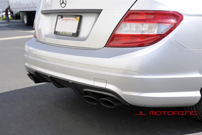 Mercedes Benz W204 C63 Carbon Fiber Rear Diffuser - JL Motoring