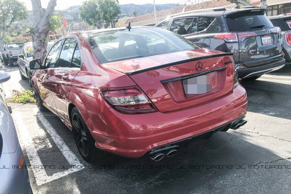 Mercedes Benz W204 C63 Carbon Fiber Rear Diffuser - JL Motoring