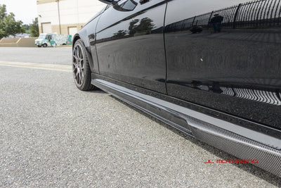 Mercedes Benz W204 C63 Carbon Fiber Side Skirts - JL Motoring